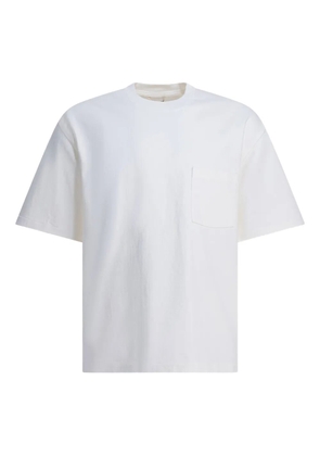 Auralee crew-neck cotton T-shirt - White