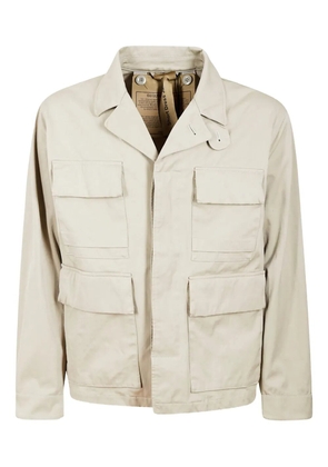 Ten C multi-pocket zip-fastening jacket - Neutrals