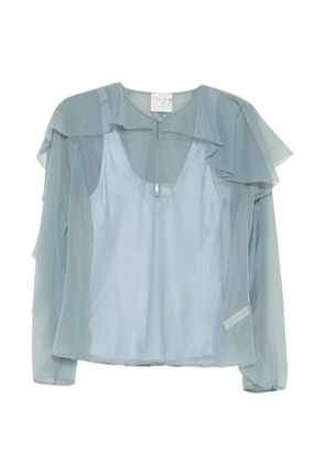 Forte Forte layered blouse - Blue