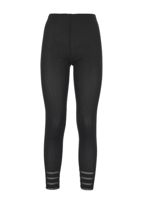 Pleats Please Issey Miyake ribbed leggings - Black