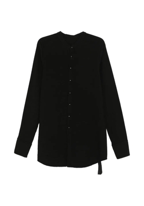 69 BY ISAAC SELLAM button trim shirt - Black