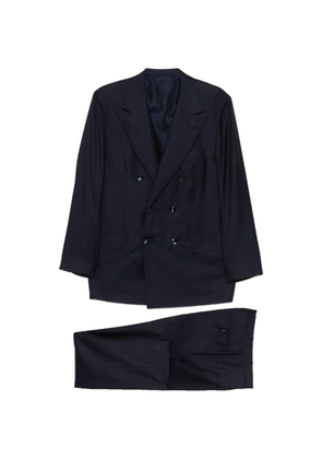 Kiton double-breasted suit - Blue