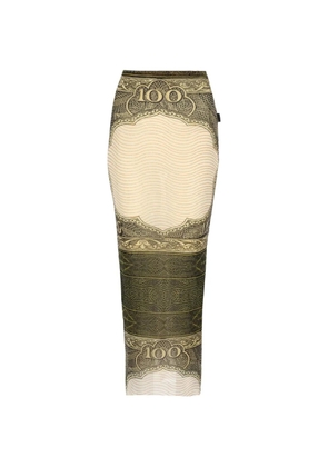 Jean Paul Gaultier printed maxi skirt - Green