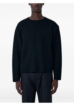 MOOS STUDIO crew-neck long-sleeve sweater - Black
