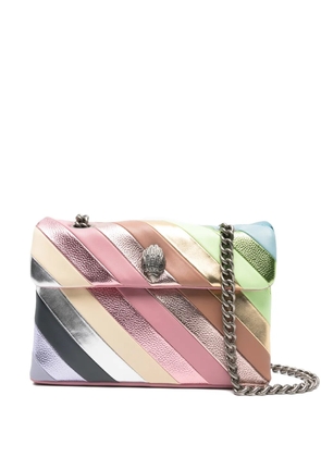 Kurt Geiger London striped chain shoulder bag - Pink
