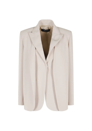 Federica Tosi peak-lapels blazer - Neutrals