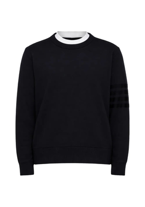 Thom Browne crew neck striped sweater - Blue