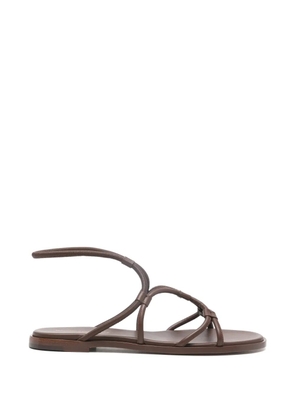 Gianvito Rossi tubolare-strap sandals - Brown