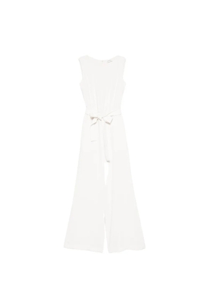 P.A.R.O.S.H. bow sleeveless jumpsuit - Neutrals