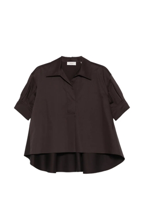 Agnona short-sleeve blouse - Brown
