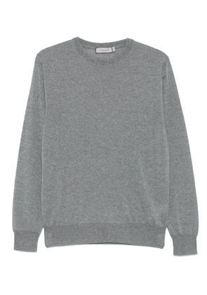Canali crew-neck wool sweater - Grey