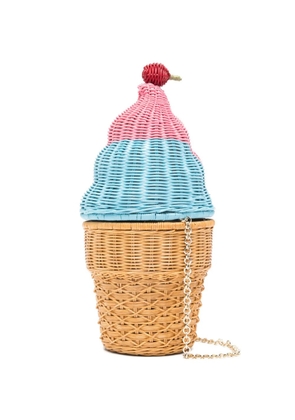 SERPUI Gelato clutch bag - Neutrals