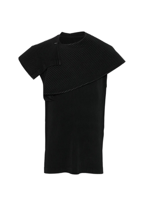 Homme Plissé Issey Miyake pleated t-shirt - Black