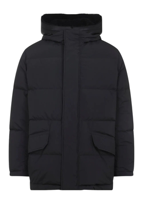 Yves Salomon hooded padded coat - Black