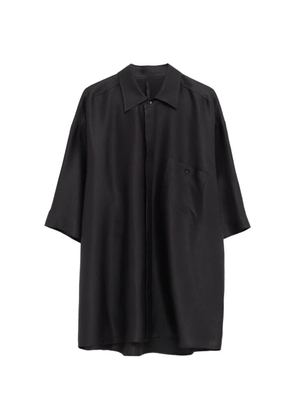 Petar Petrov chest-pocket striped shirt - Black