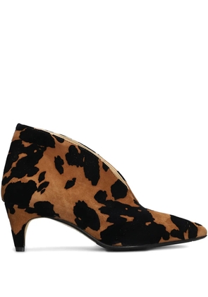 L Arianna 70mm L'Arianna animal print heeled boots - Brown