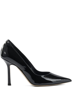 Ninalilou 95mm Eva pointed pumps - Black