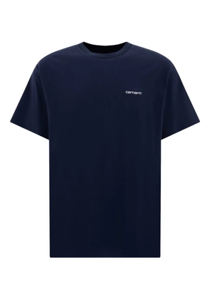 Carhartt WIP logo-embroidered T-shirt - Blue