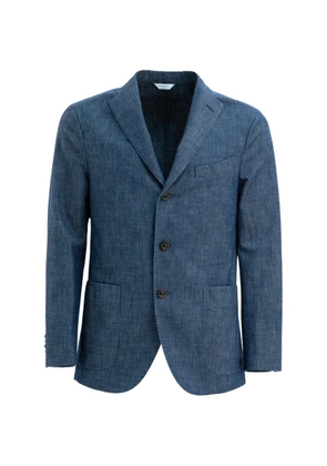 Boglioli denim single-breasted suit - Blue