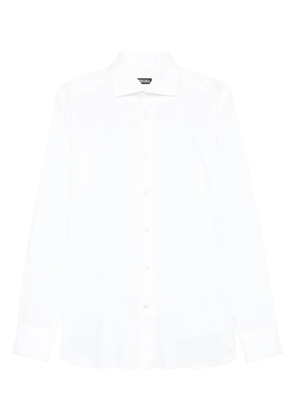 Zegna long-sleeve buttoned shirt - White