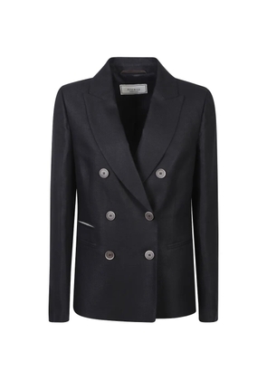 Peserico double-breasted blazer - Grey