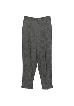Giorgio Armani patterned trousers - Grey