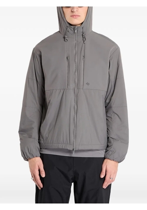 Represent 247 Panelled Insulated hodded jacket - Grey