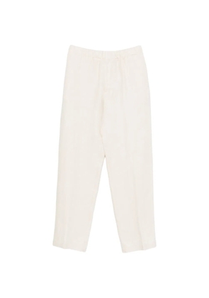 Lardini elastic-waistband trousers - Neutrals