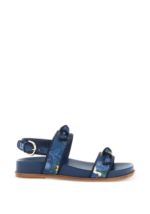 Alexandre Birman x AGUA by Agua Bendita patterned sandals - Blue