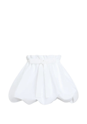 Patou bloomer mini skirt - White