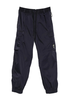 Moncler Grenoble drawstring-waist cargo trousers - Blue