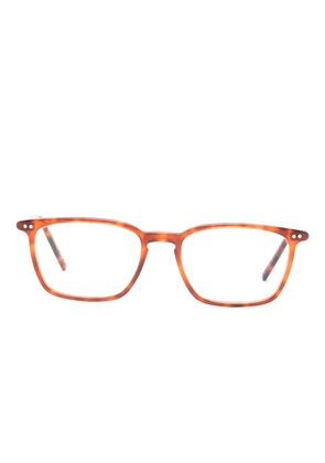 Lunor rectangle-frame glasses - Neutrals