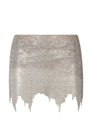 POSTER GIRL embellished asymmetric skirt - Gold