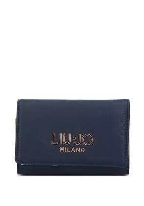 LIU JO logo-lettering wallet - Blue