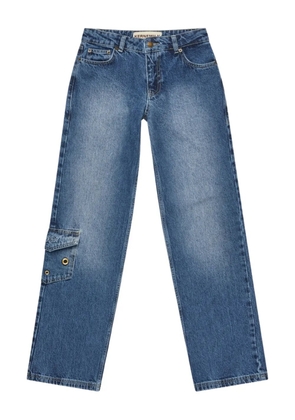 Kerne.Milk Ally cargo-pocket jeans - Blue