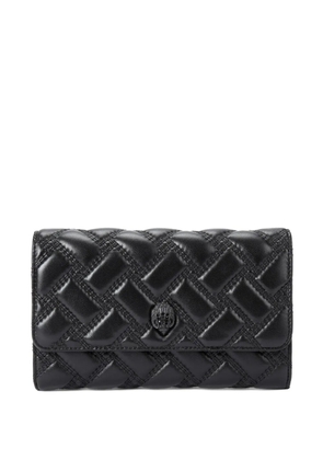 Kurt Geiger London Kensington Drench quilted embellishment wallet - Black