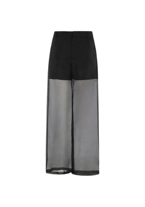 Federica Tosi sheer trousers - Black