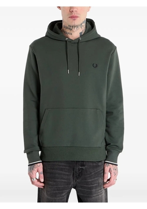 Fred Perry logo-detail hoodie - Green