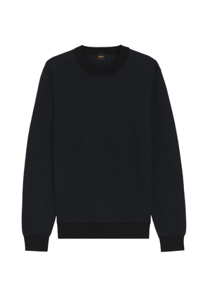BOSS crew-neck sweater - Black