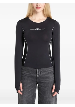 Nike long-sleeved logo T-shirt - Black