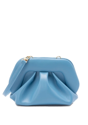 Themoirè small Bios ruched clutch bag - Blue
