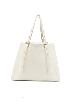 MINOBOSSI medium Paulette leather tote bag - White