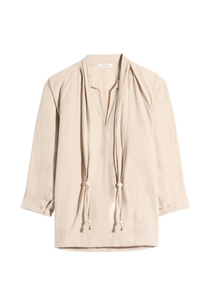 LEMAIRE scarf blouse - Neutrals