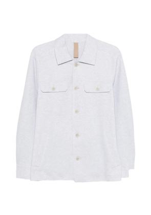 Eleventy patch pocket shirt - Grey