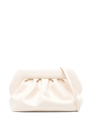 Themoirè Bios gathered clutch bag - Neutrals