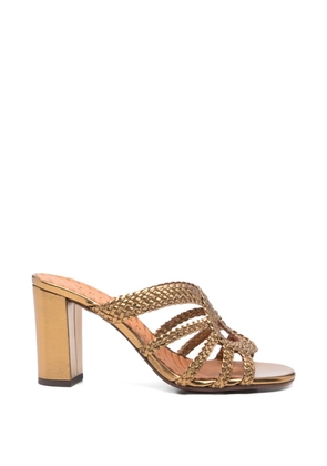 Chie Mihara woven-strap sandals - Gold