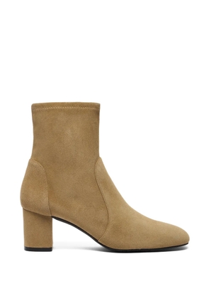 Stuart Weitzman Lucie almond toe booties - Neutrals