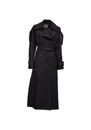 Sportmax double-breasted trench coat - Black