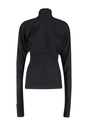 FRANCESCO MURANO cuff turtleneck top - Black