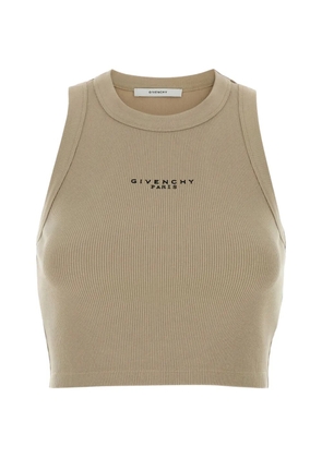 Givenchy cropped tank top - Neutrals